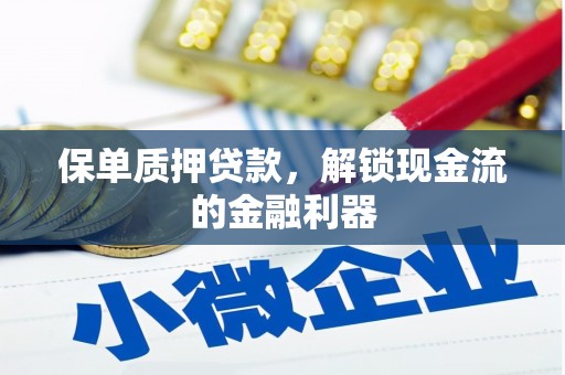 门源保单质押贷款，解锁现金流的金融利器