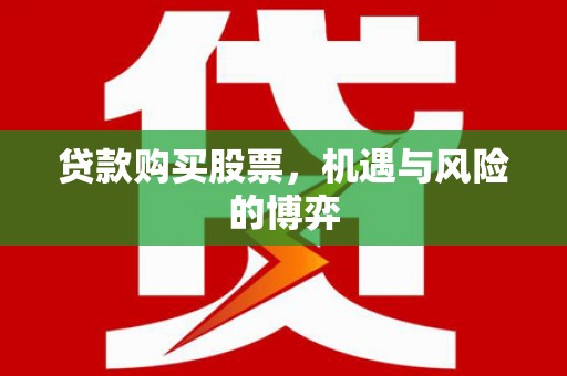 门源贷款购买股票，机遇与风险的博弈