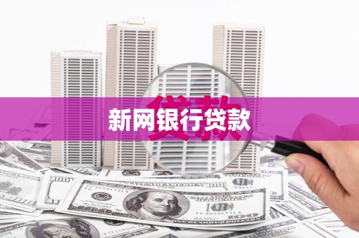 门源新网银行贷款