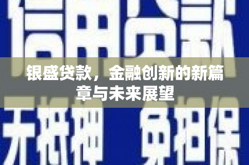 门源银盛贷款，金融创新的新篇章与未来展望