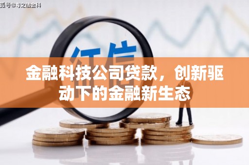 门源金融科技公司贷款，创新驱动下的金融新生态