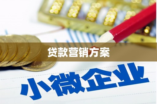 门源贷款营销方案