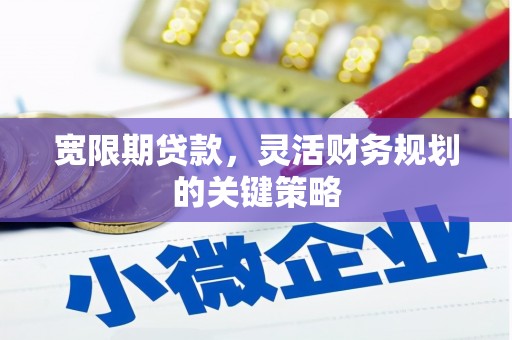 门源宽限期贷款，灵活财务规划的关键策略