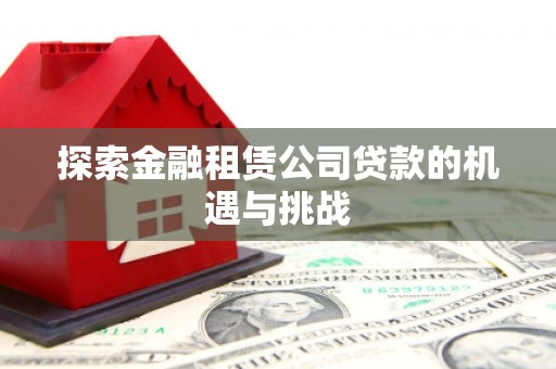 门源探索金融租赁公司贷款的机遇与挑战