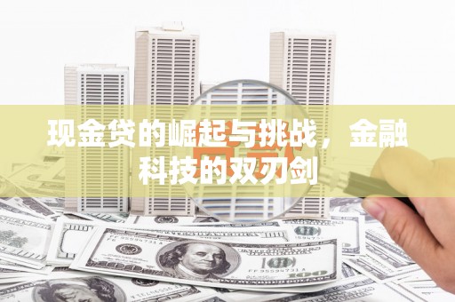 门源现金贷的崛起与挑战，金融科技的双刃剑