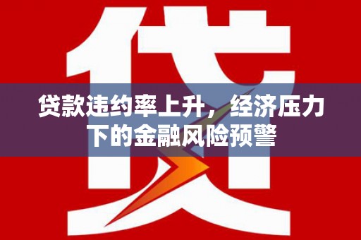 门源贷款违约率上升，经济压力下的金融风险预警