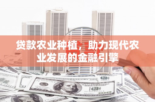 门源贷款农业种植，助力现代农业发展的金融引擎