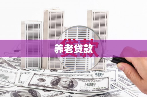 门源养老贷款