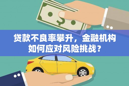 门源贷款不良率攀升，金融机构如何应对风险挑战？