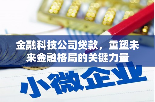 门源金融科技公司贷款，重塑未来金融格局的关键力量
