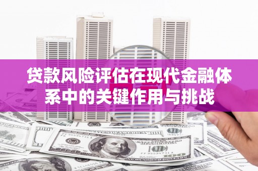 门源贷款风险评估在现代金融体系中的关键作用与挑战