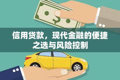 门源信用贷款，现代金融的便捷之选与风险控制