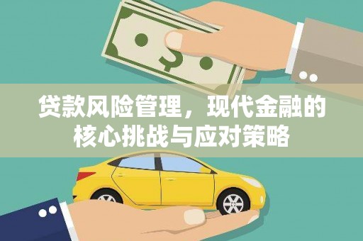 门源贷款风险管理，现代金融的核心挑战与应对策略