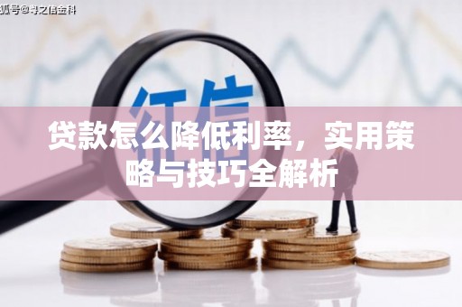 门源贷款怎么降低利率，实用策略与技巧全解析