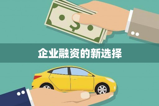 门源企业融资的新选择