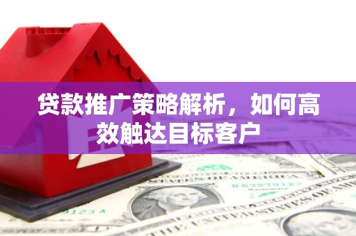 门源贷款推广策略解析，如何高效触达目标客户
