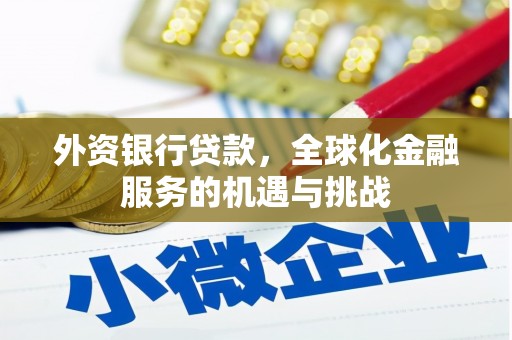 门源外资银行贷款，全球化金融服务的机遇与挑战