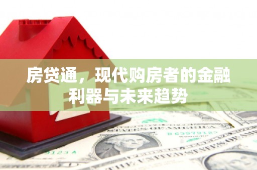 门源房贷通，现代购房者的金融利器与未来趋势