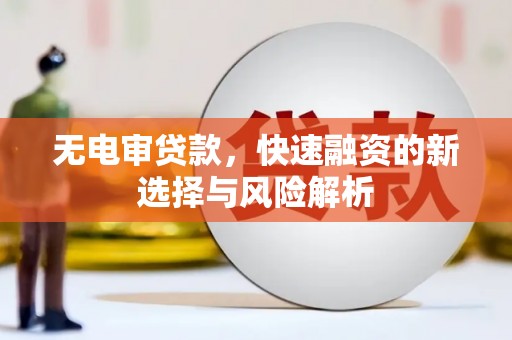 门源无电审贷款，快速融资的新选择与风险解析