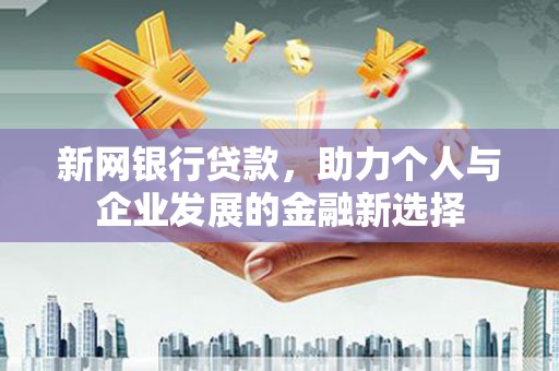 门源新网银行贷款，助力个人与企业发展的金融新选择