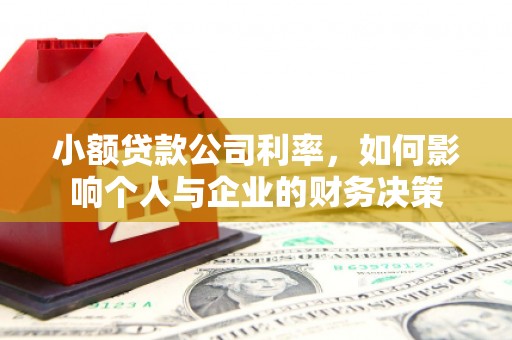 门源小额贷款公司利率，如何影响个人与企业的财务决策