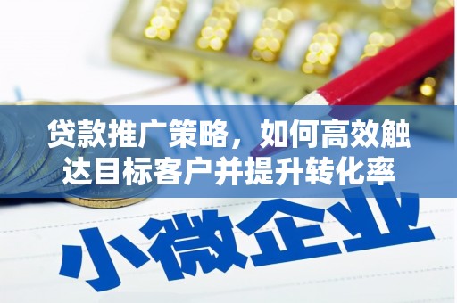 门源贷款推广策略，如何高效触达目标客户并提升转化率