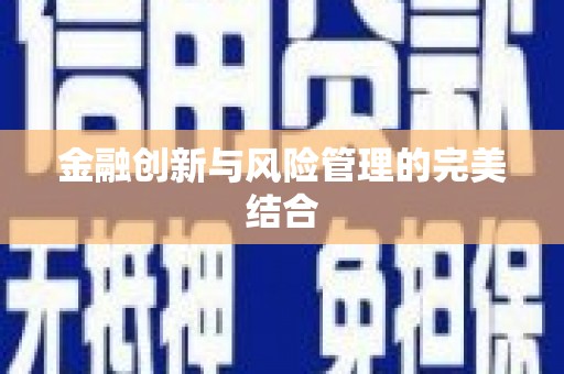 门源金融创新与风险管理的完美结合