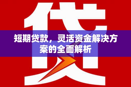 门源短期贷款，灵活资金解决方案的全面解析