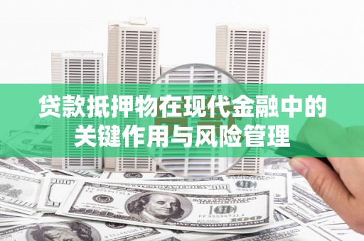 门源贷款抵押物在现代金融中的关键作用与风险管理