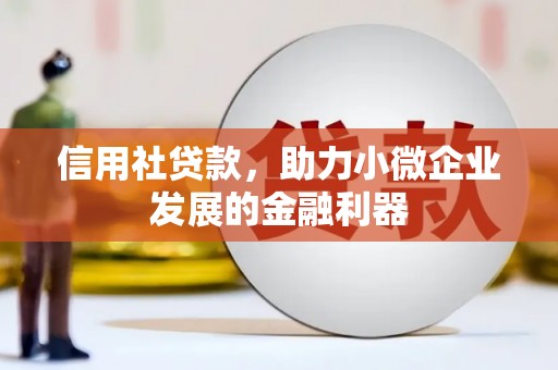门源信用社贷款，助力小微企业发展的金融利器