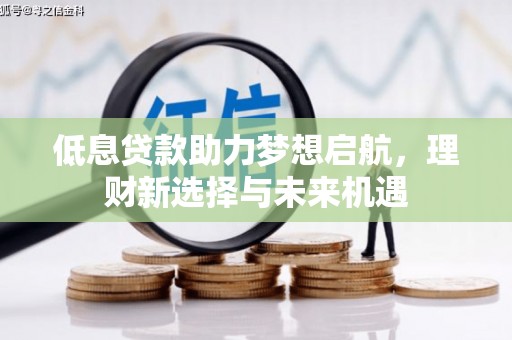 门源低息贷款助力梦想启航，理财新选择与未来机遇