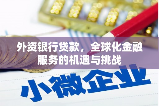 门源外资银行贷款，全球化金融服务的机遇与挑战