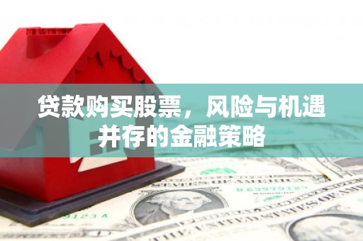 门源贷款购买股票，风险与机遇并存的金融策略