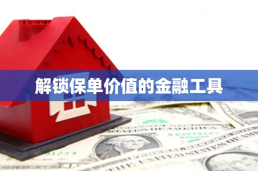 门源解锁保单价值的金融工具