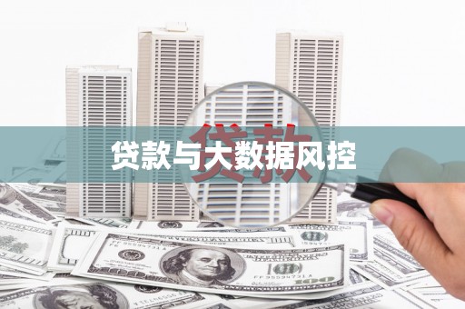 门源贷款与大数据风控