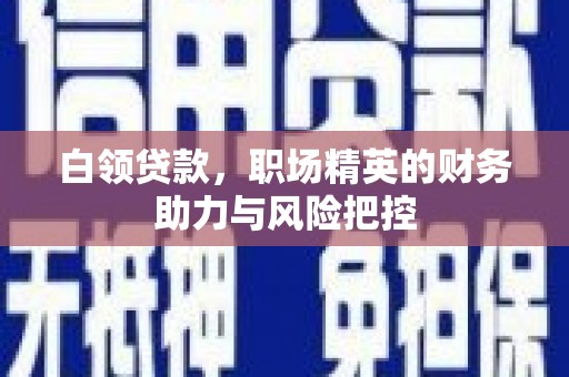 门源白领贷款，职场精英的财务助力与风险把控